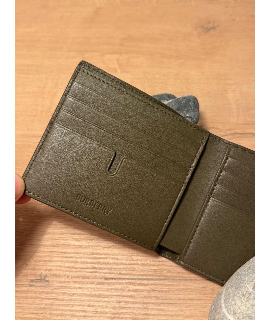 BURBERRY Бежевый кошелек, фото 4