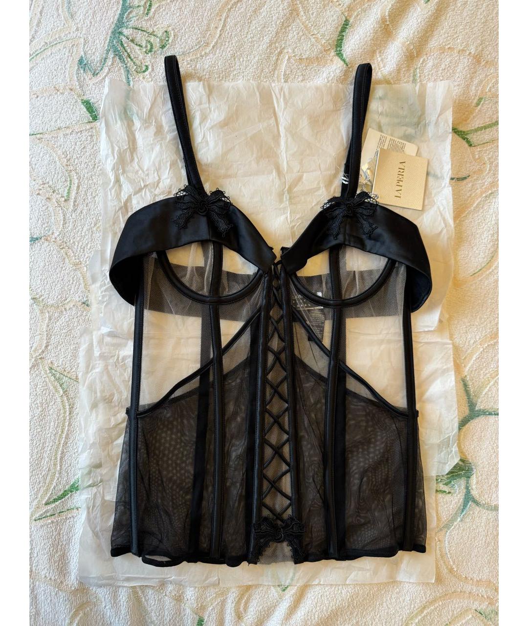 LA PERLA Черный корсеты, фото 8
