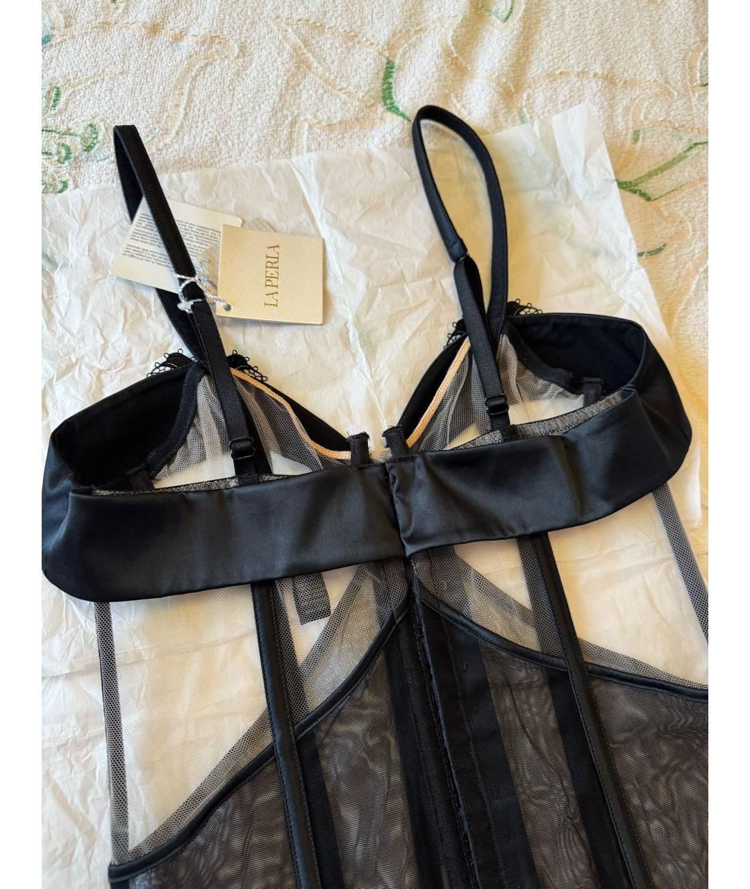 LA PERLA Черный корсеты, фото 4