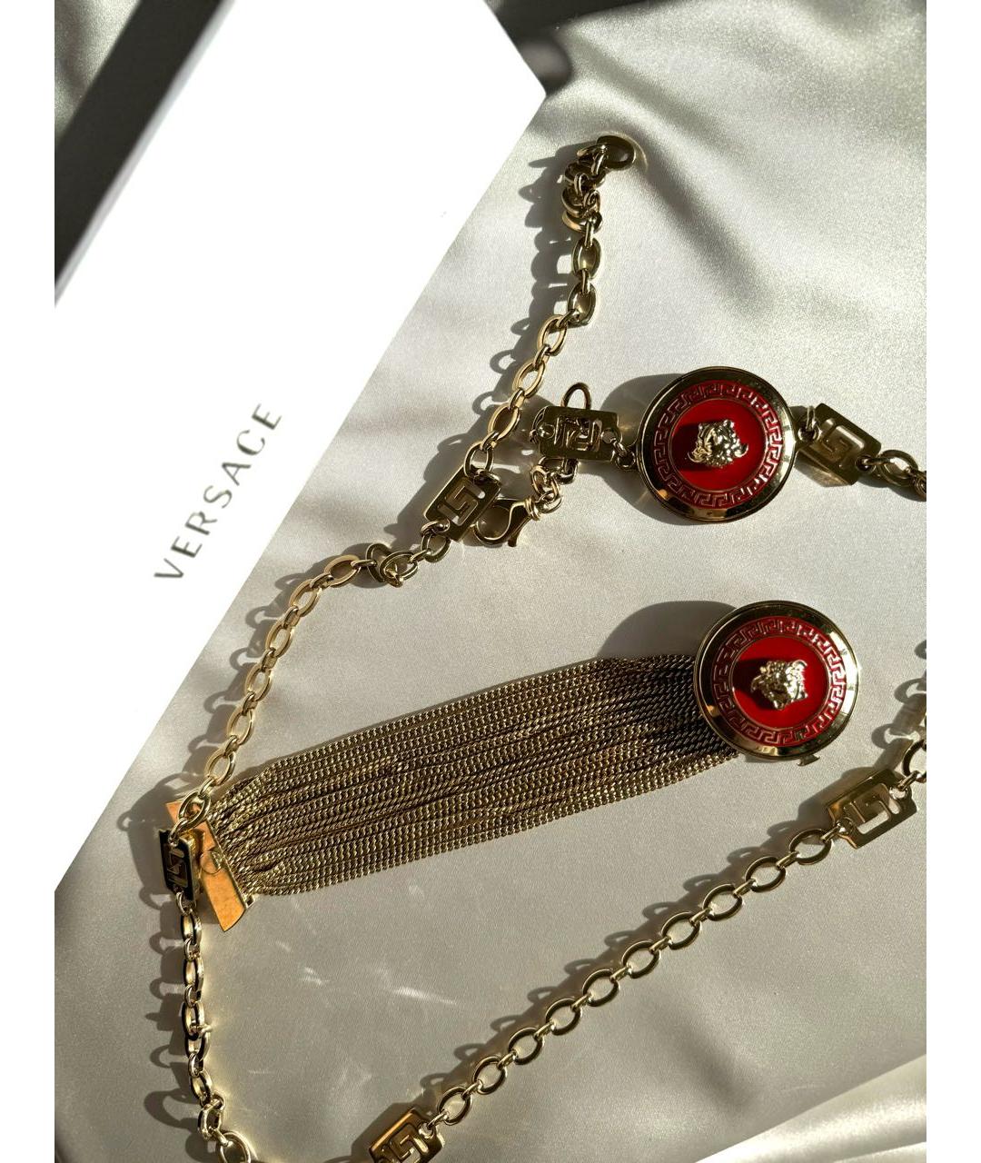 VERSACE COLLECTION Золотой ремень, фото 6