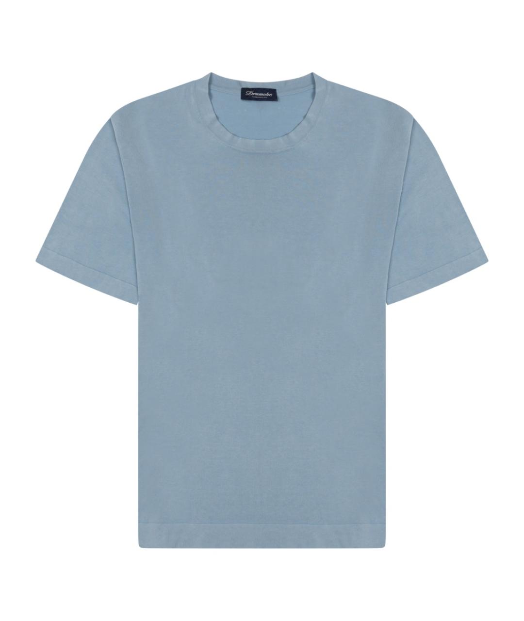 Drumohr Голубая хлопковая футболка, фото 1