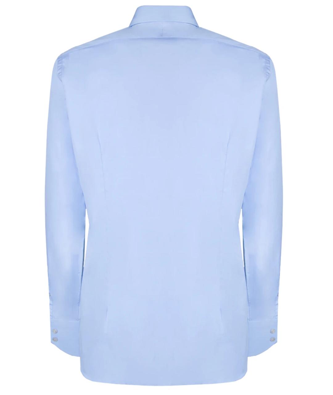 TOM FORD Голубая хлопковая кэжуал рубашка, фото 2