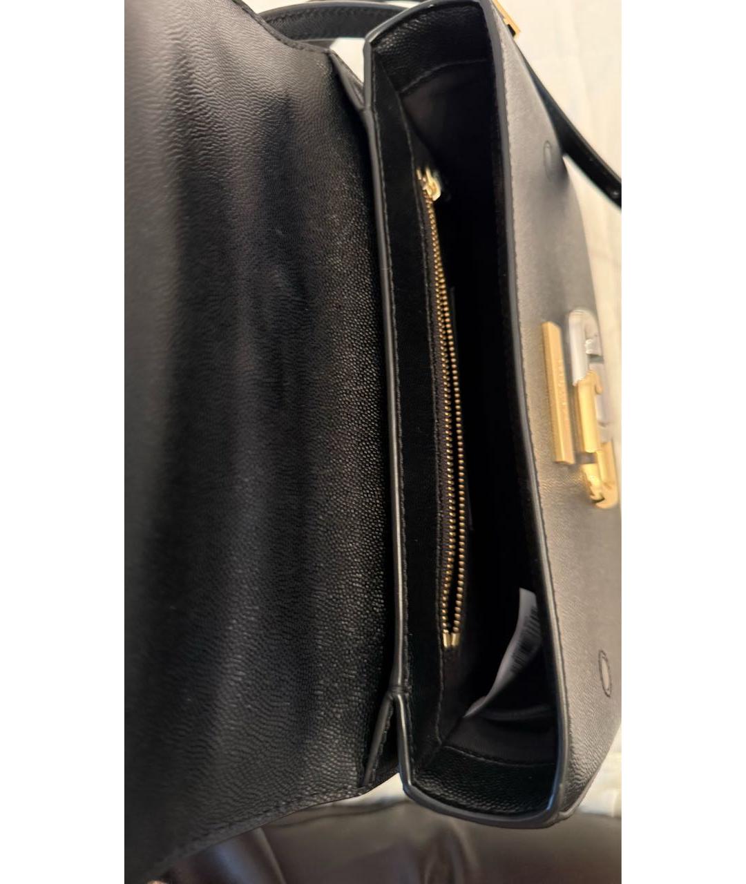 MARC JACOBS Черная кожаная сумка через плечо, фото 4