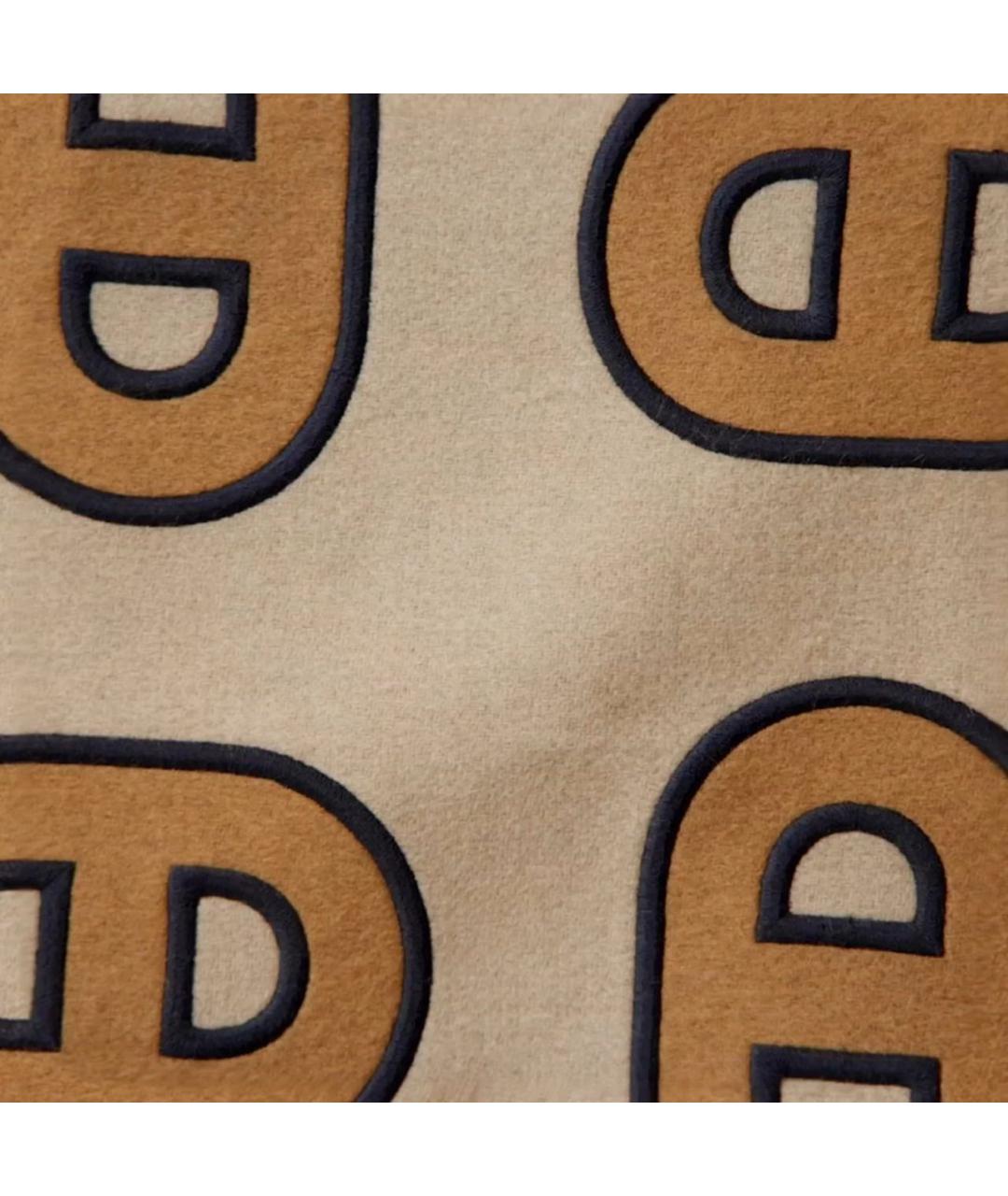 HERMES Серый кашемировый шарф, фото 3