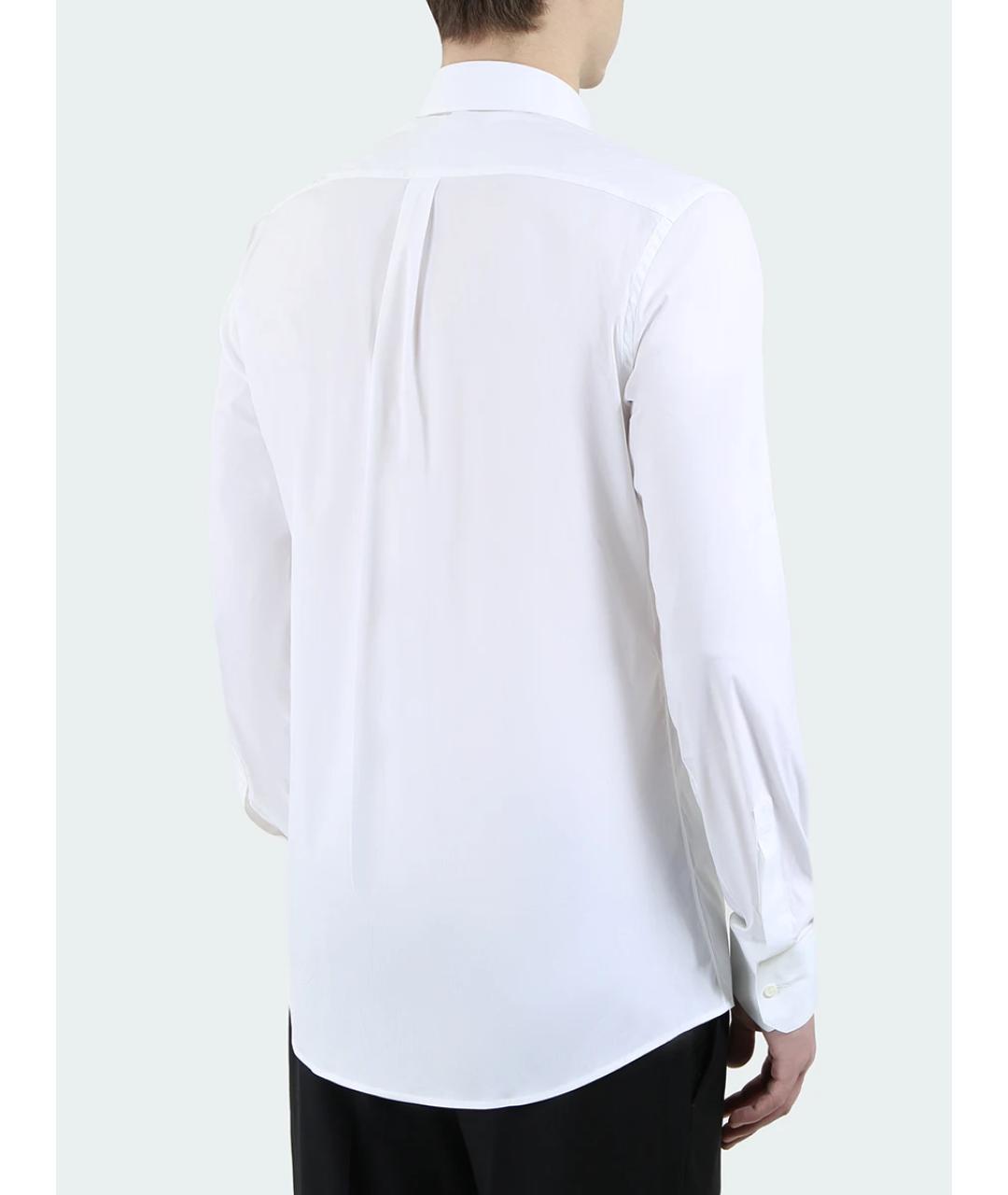 DOLCE&GABBANA Белая хлопковая кэжуал рубашка, фото 3