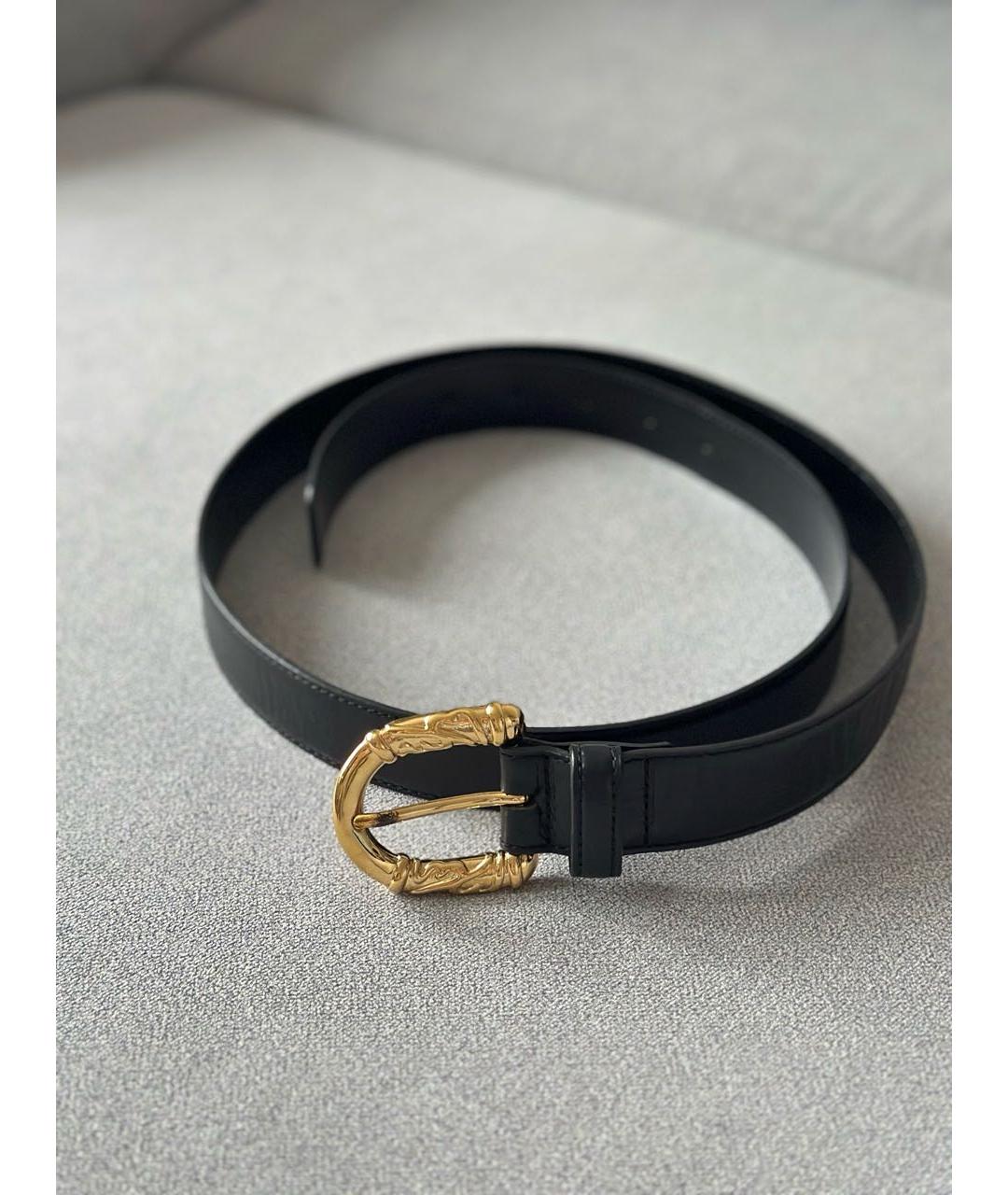 ESCADA Черный кожаный ремень, фото 2