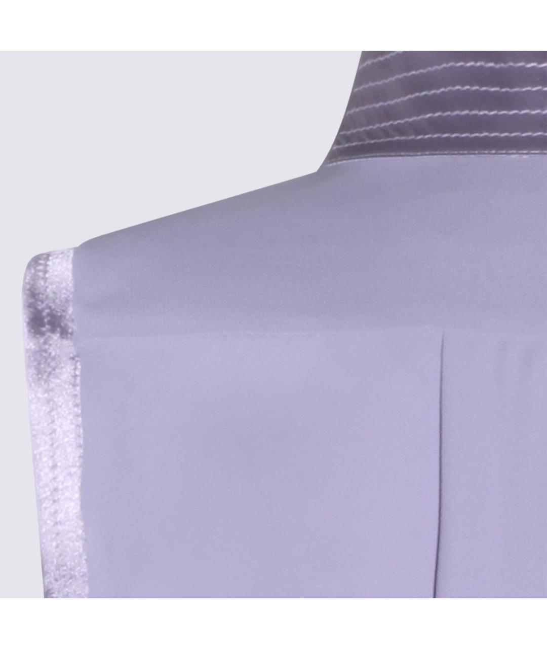 ELISABETTA FRANCHI Фиолетовая вискозная рубашка, фото 4