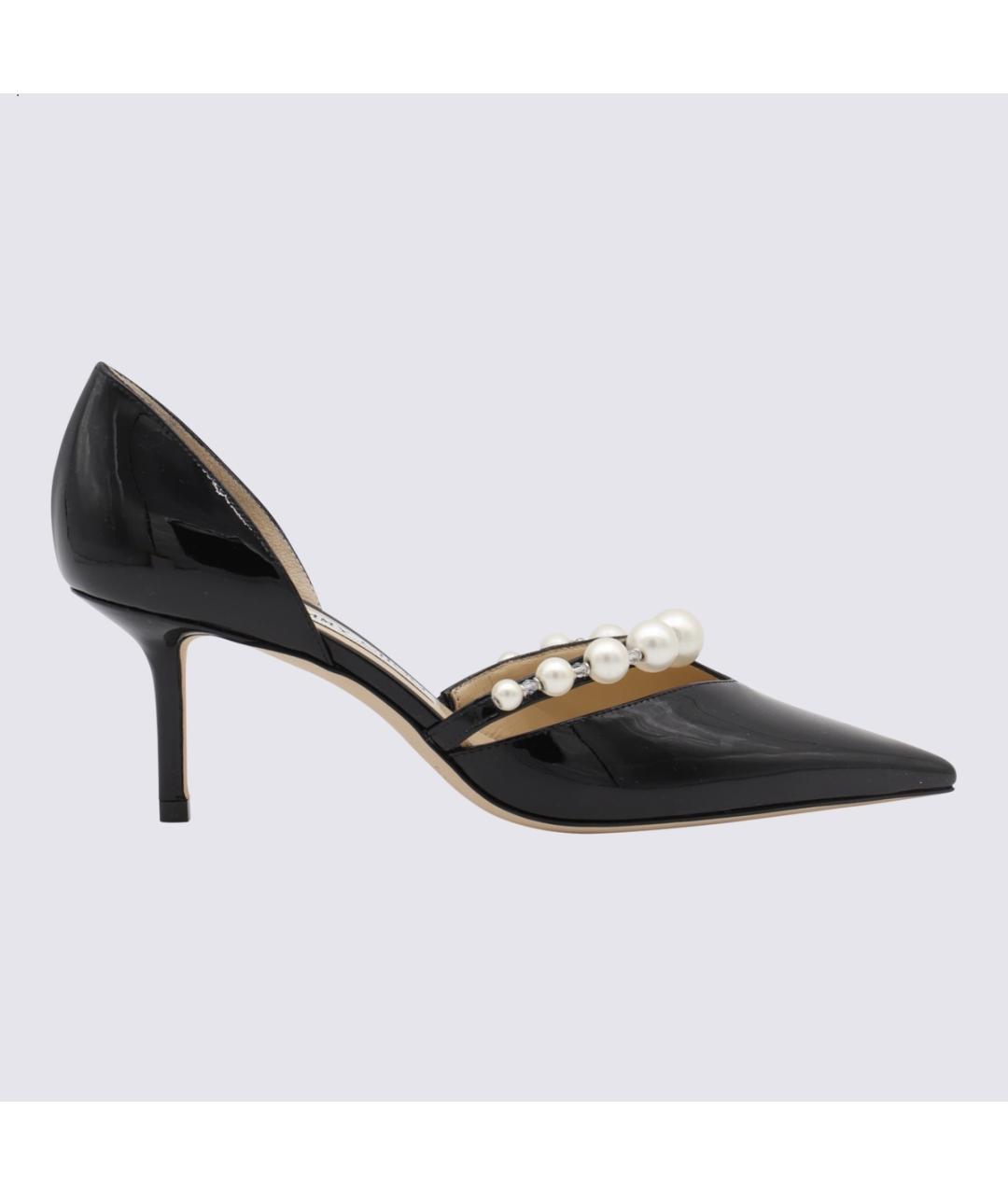 JIMMY CHOO Черные кожаные туфли, фото 3