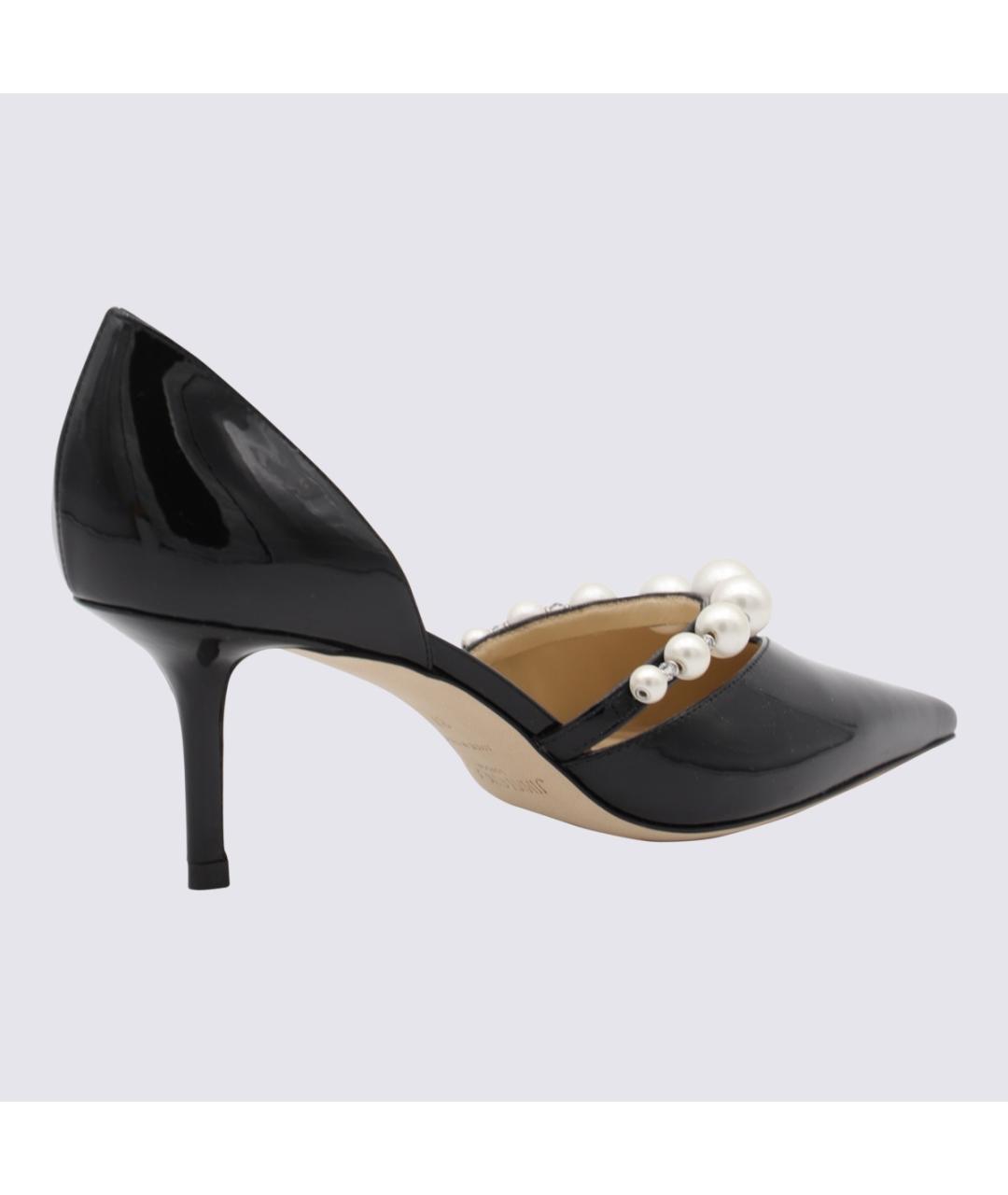 JIMMY CHOO Черные кожаные туфли, фото 2