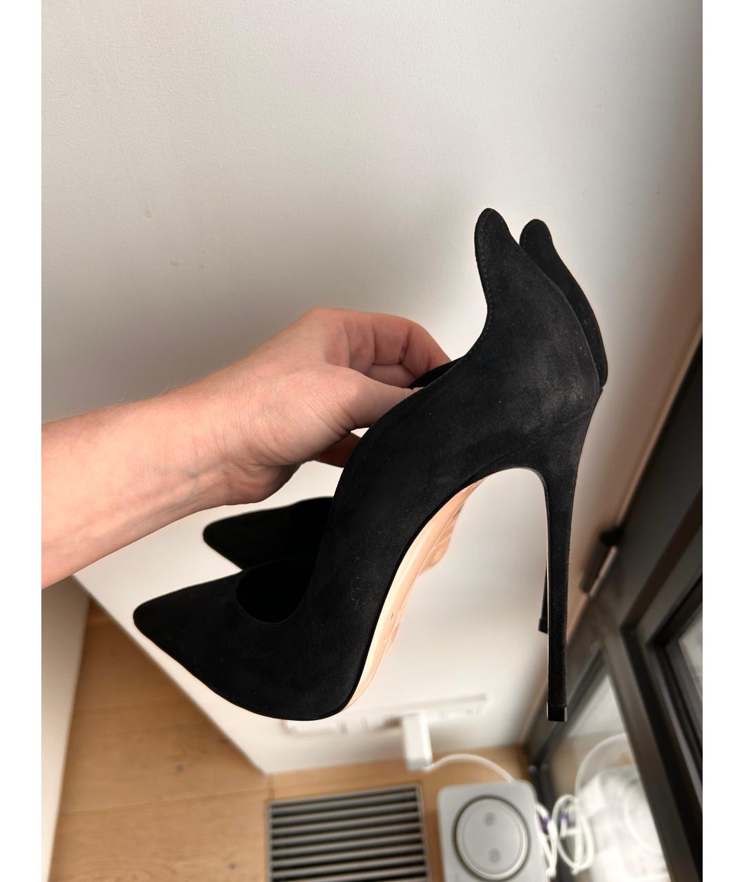 LE SILLA Черные замшевые туфли, фото 7