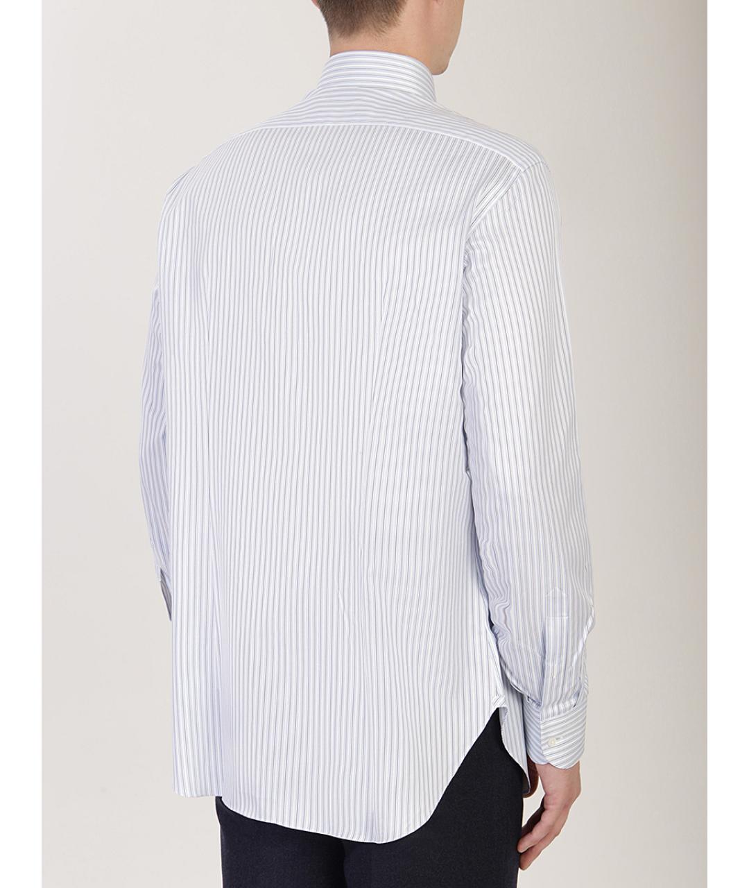 BRIONI Белая хлопковая кэжуал рубашка, фото 2