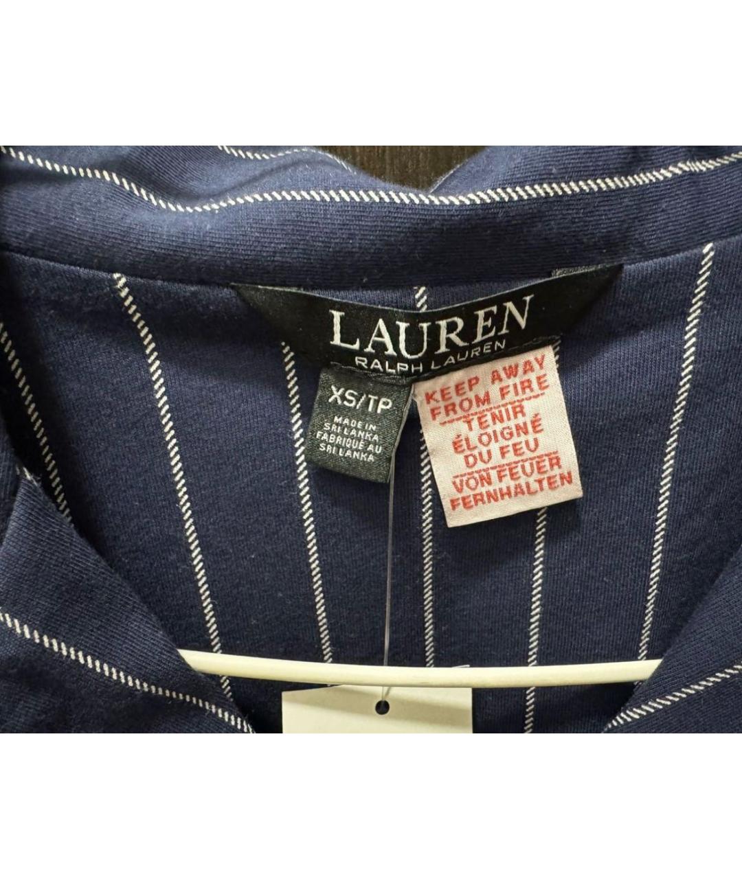 RALPH LAUREN Синяя хлопковая пижама, фото 7