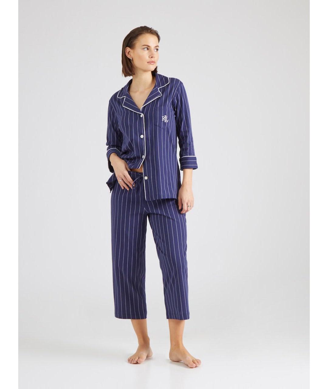 RALPH LAUREN Синяя хлопковая пижама, фото 2