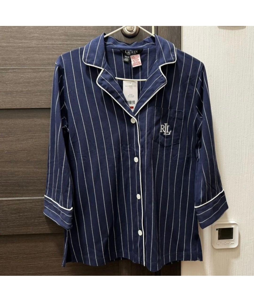 RALPH LAUREN Синяя хлопковая пижама, фото 4