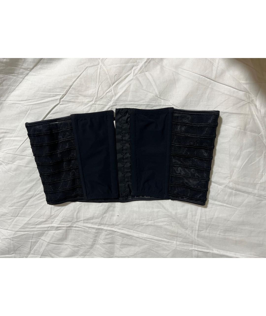 LA PERLA Черный полиэстеровый корсет, фото 2