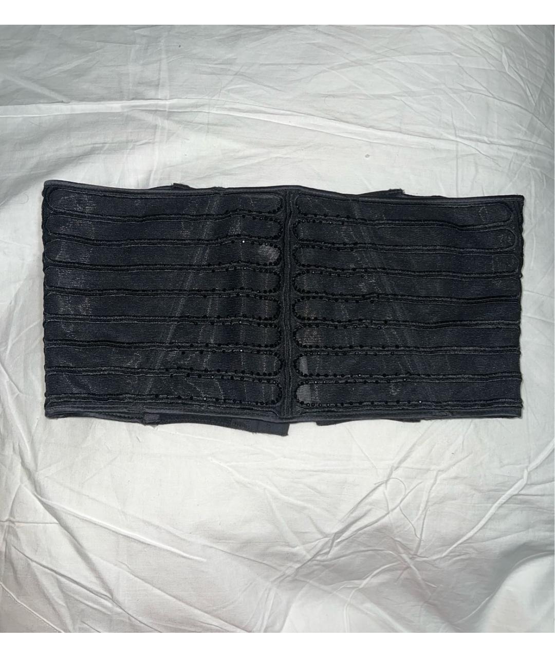 LA PERLA Черный полиэстеровый корсет, фото 9