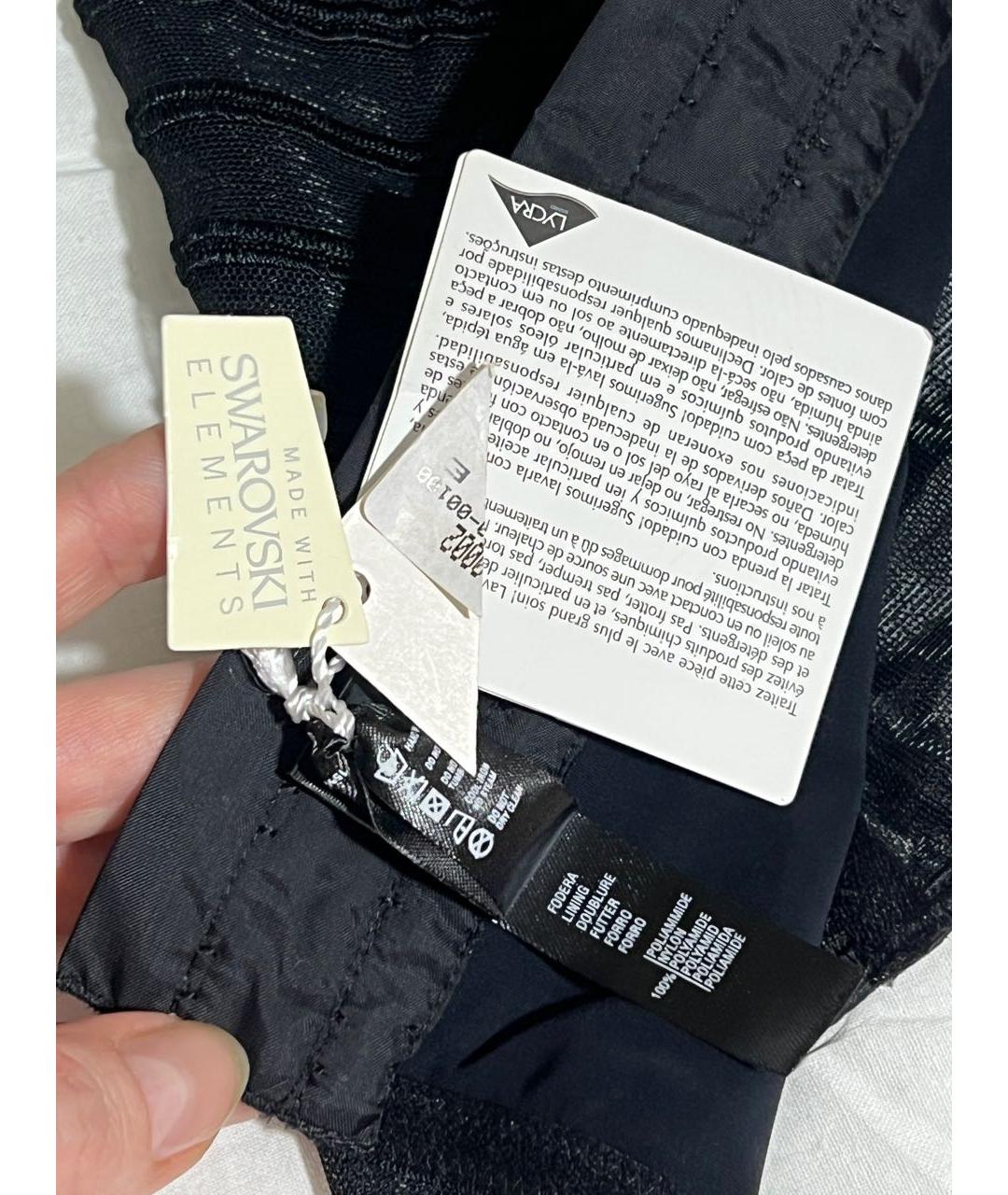 LA PERLA Черный полиэстеровый корсет, фото 5