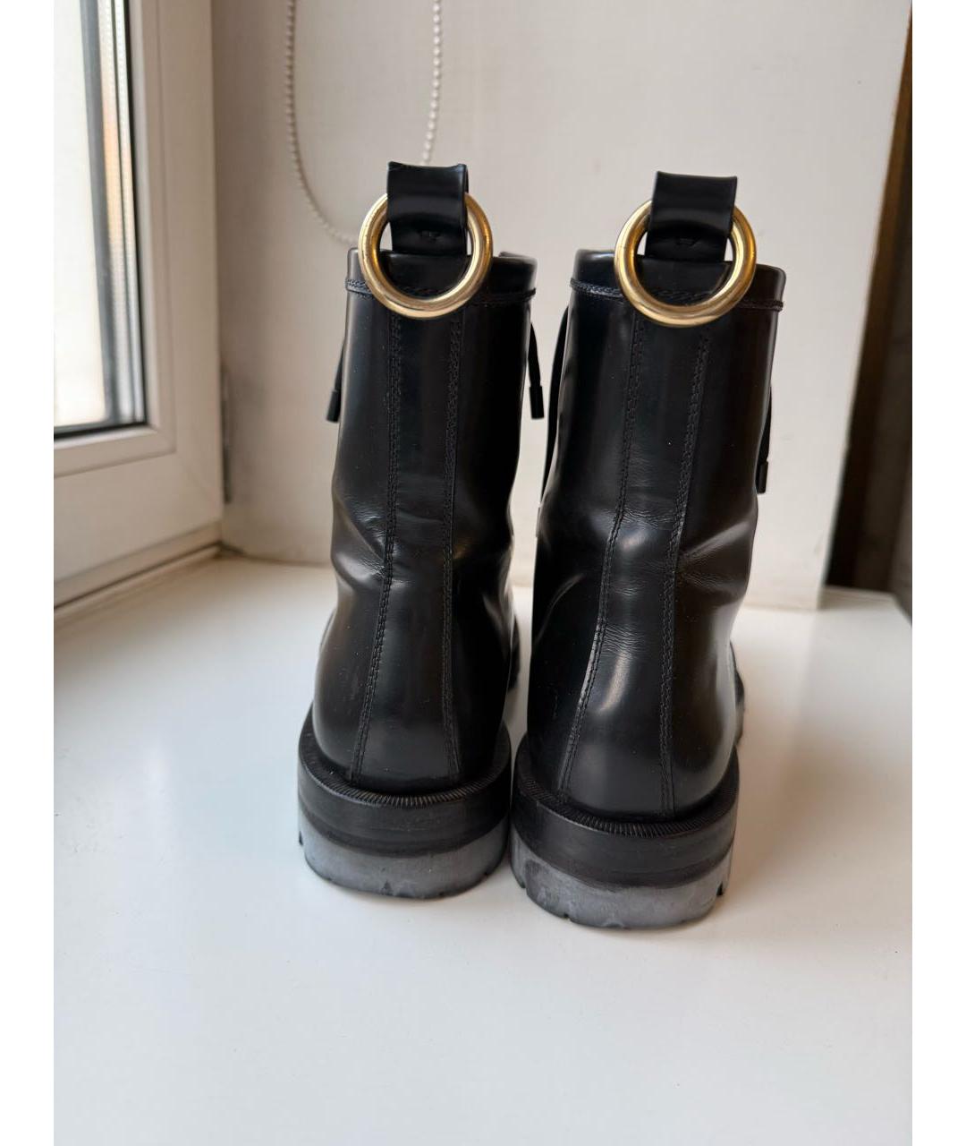 ALEXANDER WANG Черные кожаные ботинки, фото 4