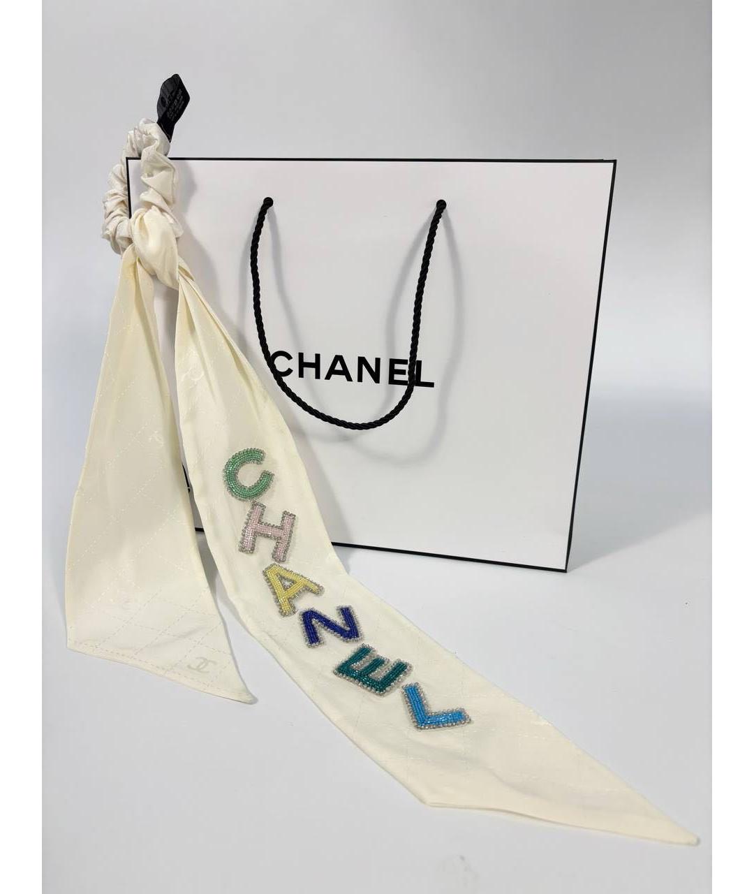 CHANEL Белая резинка, фото 7