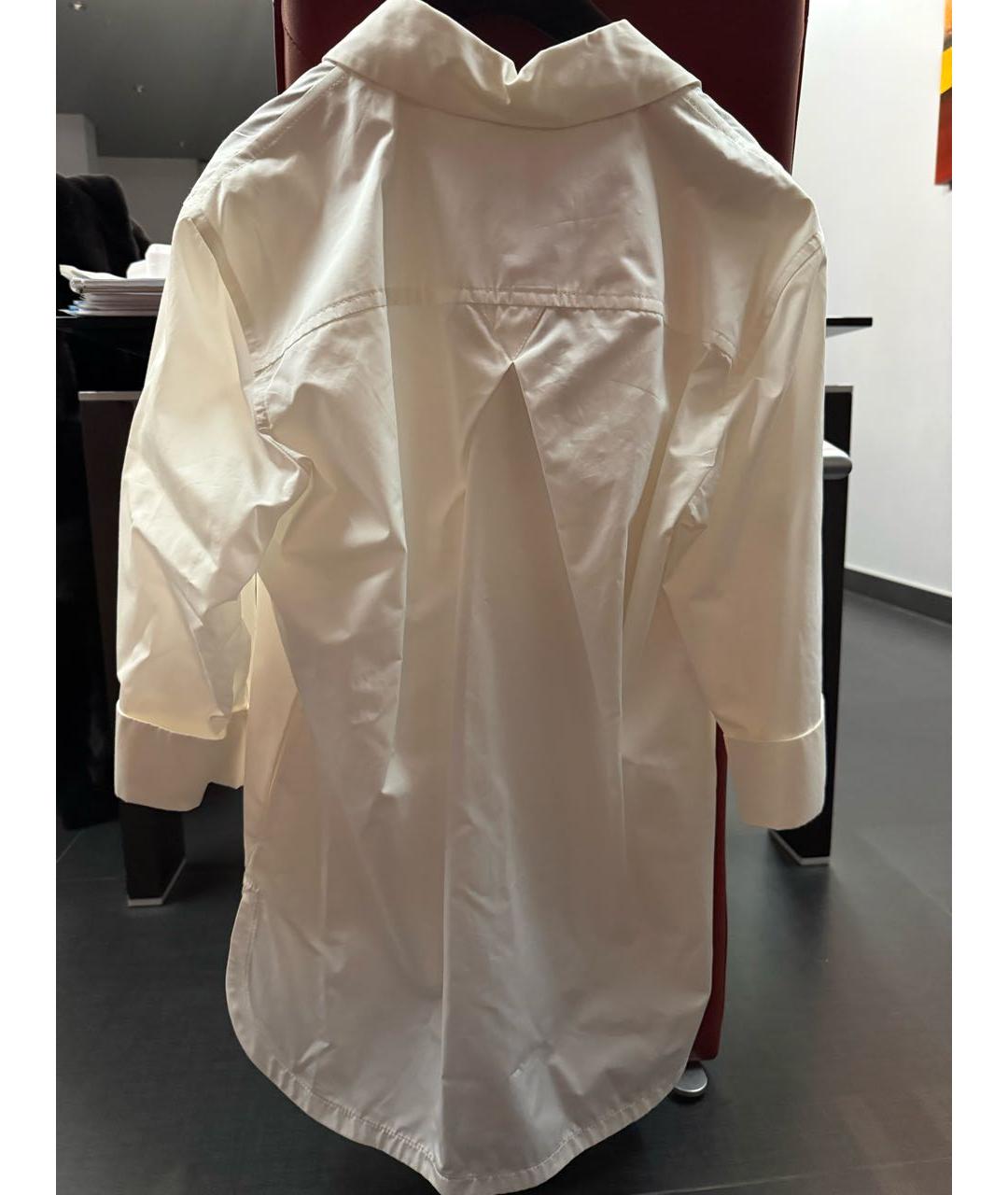 LOUIS VUITTON Белая хлопковая рубашка, фото 2