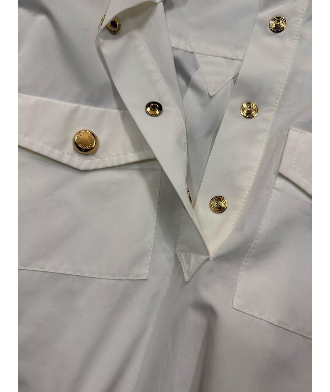 LOUIS VUITTON Белая хлопковая рубашка, фото 4
