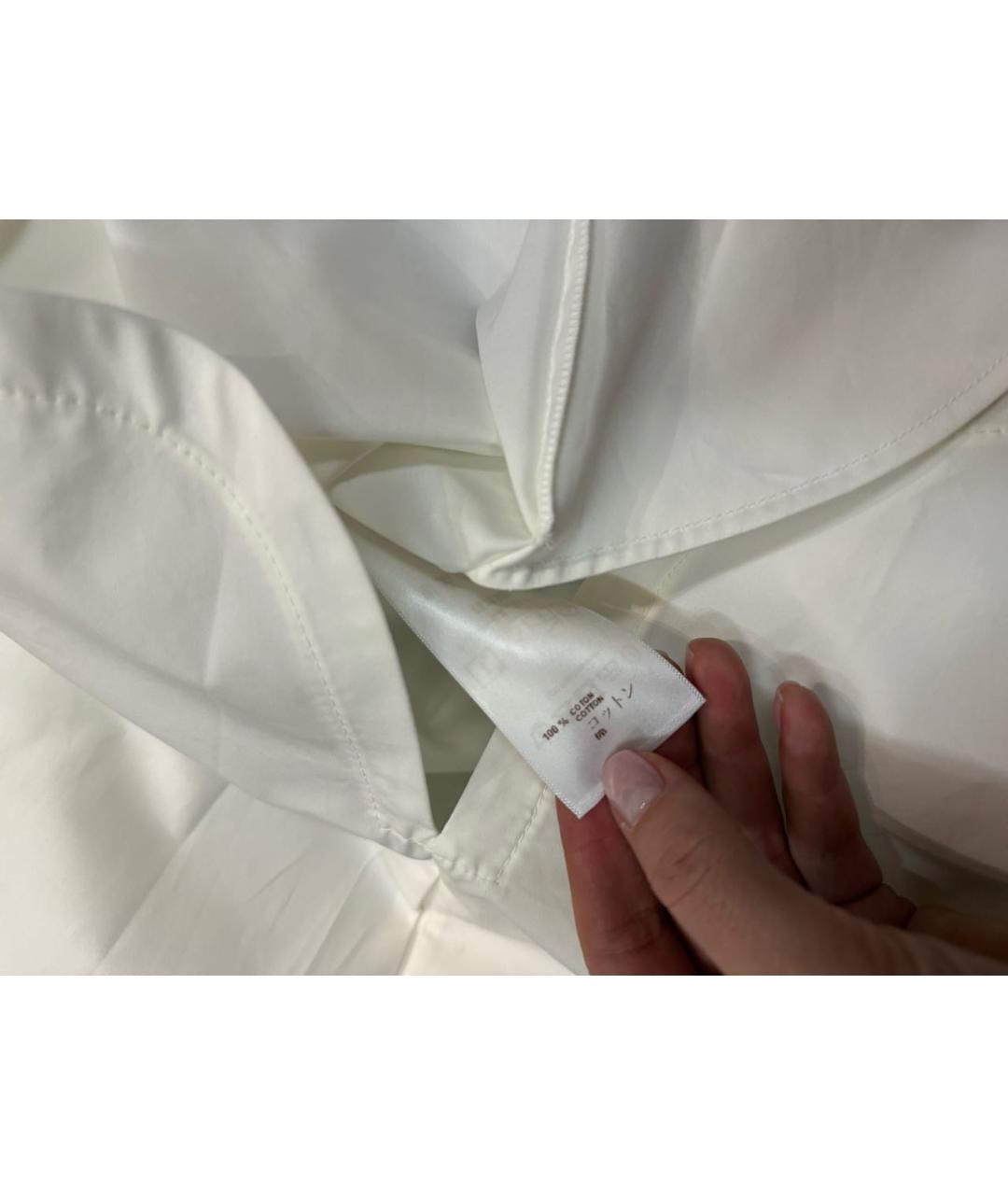 LOUIS VUITTON Белая хлопковая рубашка, фото 5