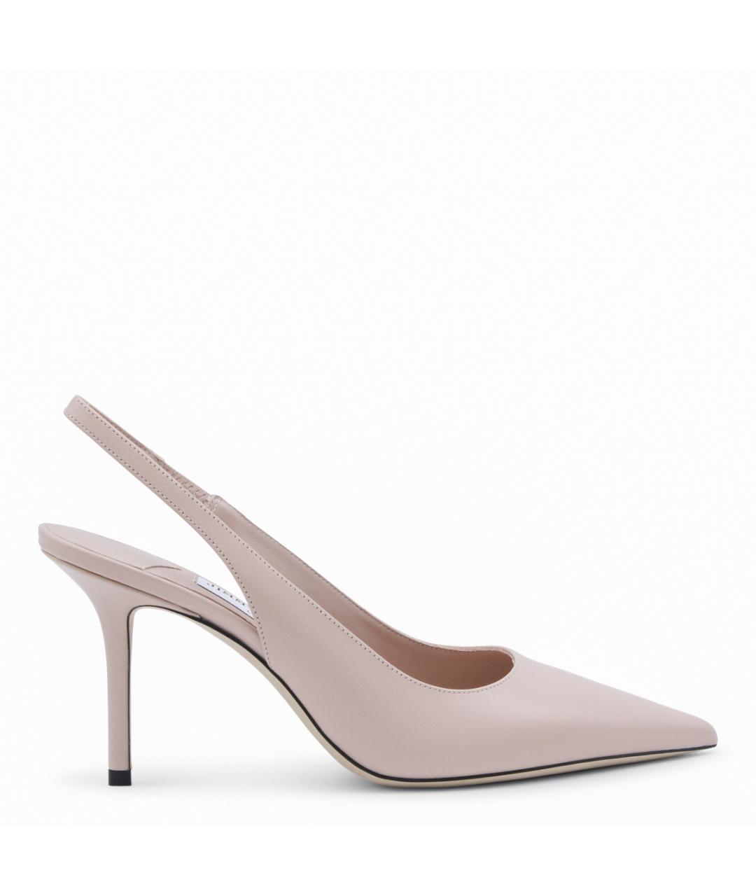 JIMMY CHOO Розовые кожаные туфли, фото 1