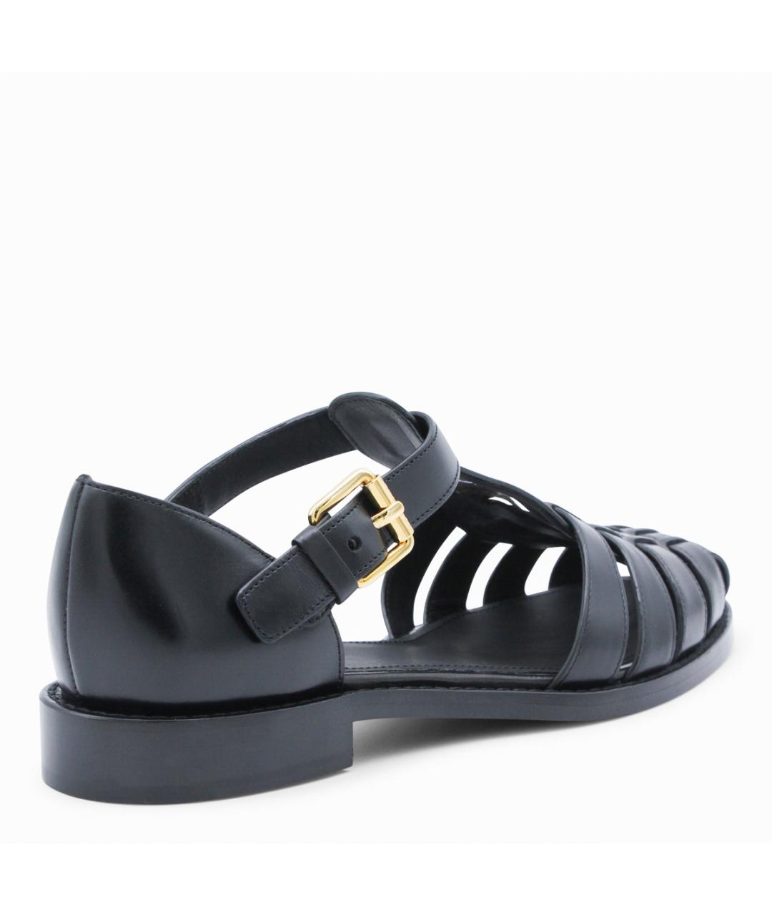 CHURCH'S Черные кожаные сандалии, фото 3