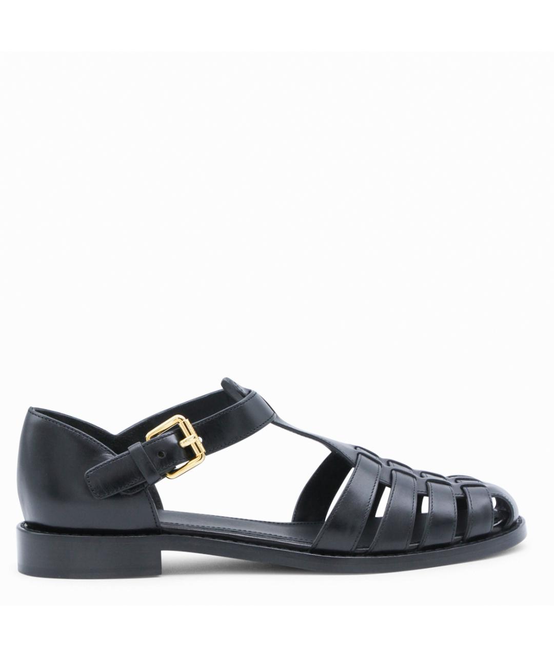 CHURCH'S Черные кожаные сандалии, фото 5