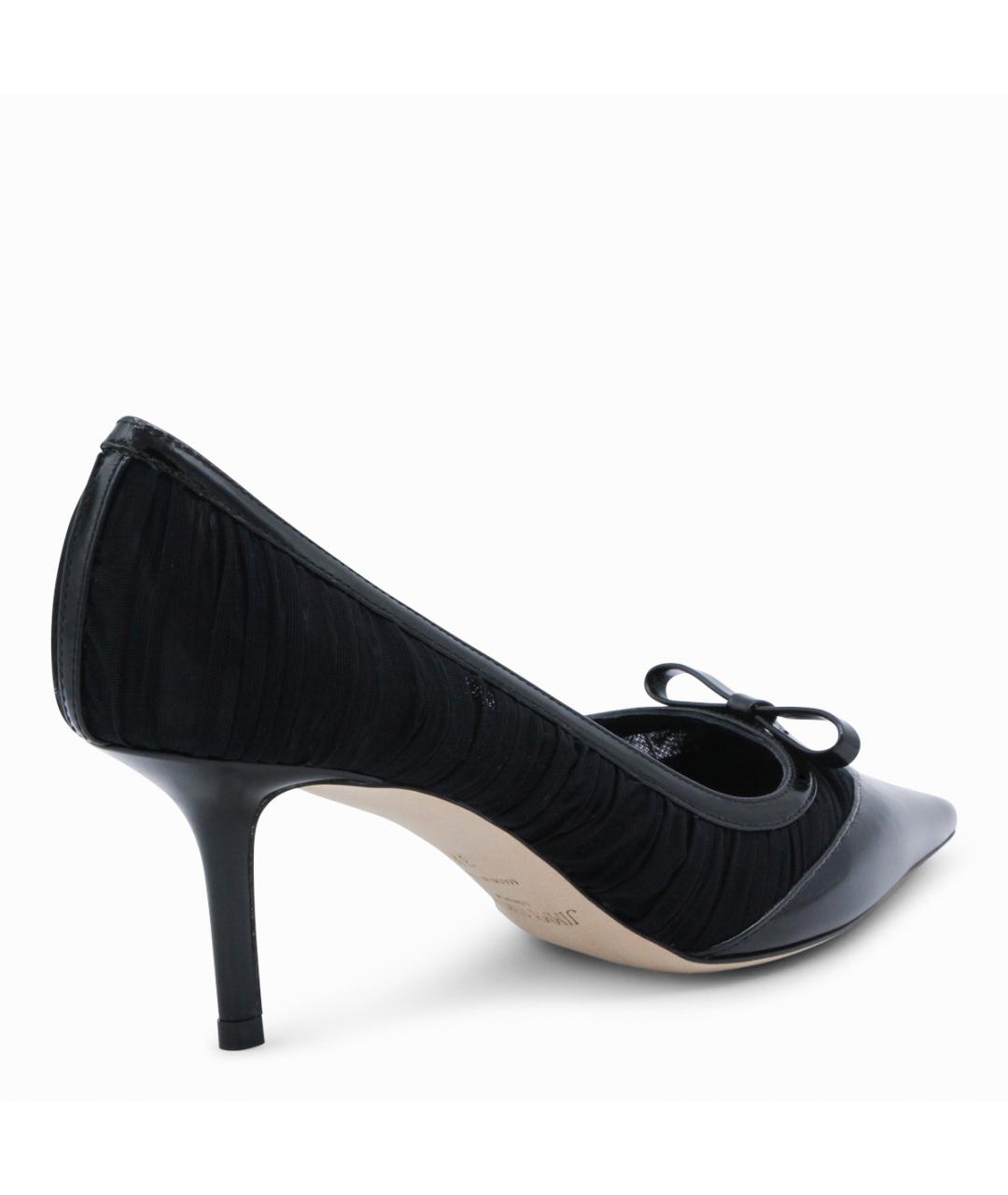 JIMMY CHOO Черные текстильные туфли, фото 3