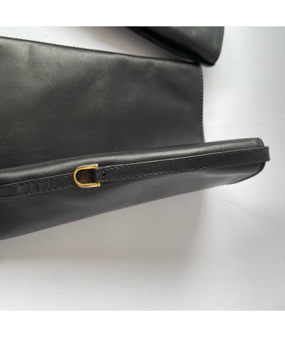 SERGIO ROSSI Черные кожаные сапоги, фото 5