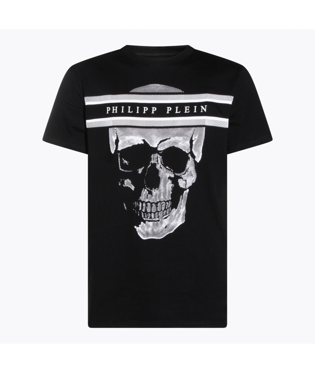 PHILIPP PLEIN Черная хлопковая футболка, фото 4