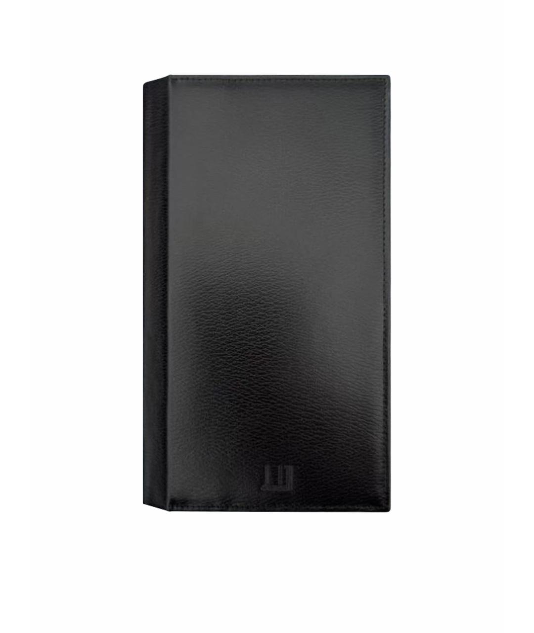 DUNHILL Черный кожаный кошелек, фото 1