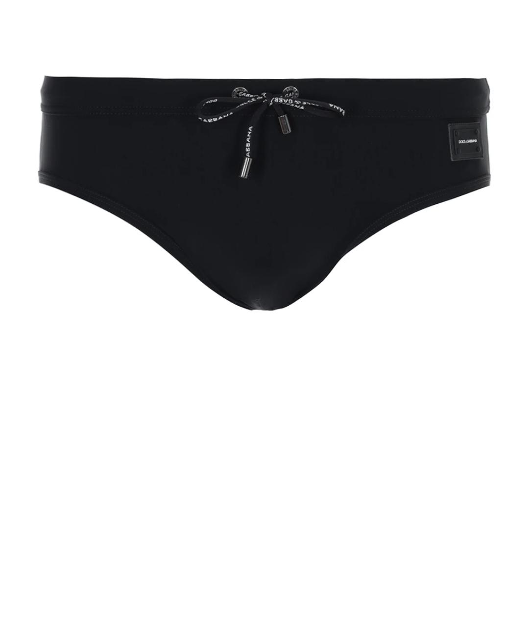 DOLCE&GABBANA Черные полиамидовые плавки, фото 1