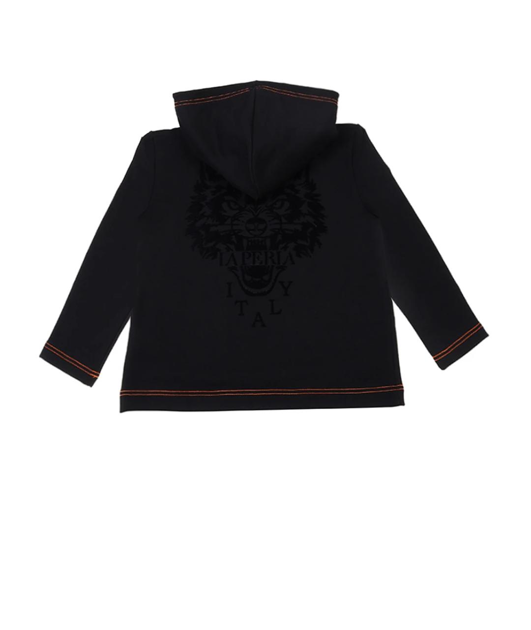 LA PERLA Черный хлопковый комплект, фото 3