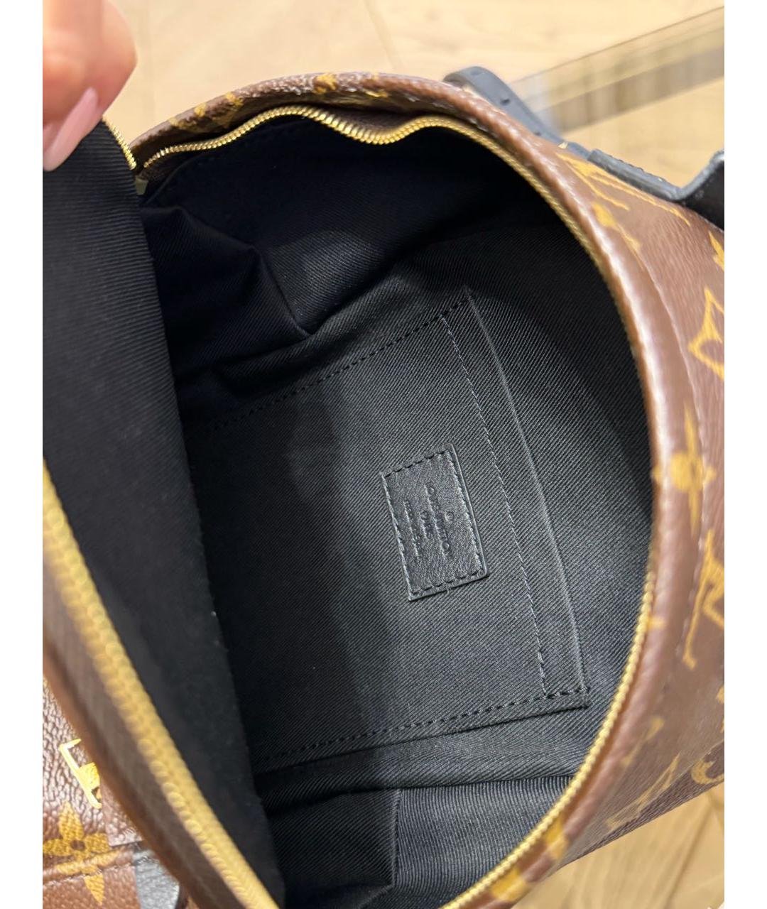 LOUIS VUITTON Коричневый рюкзак, фото 4