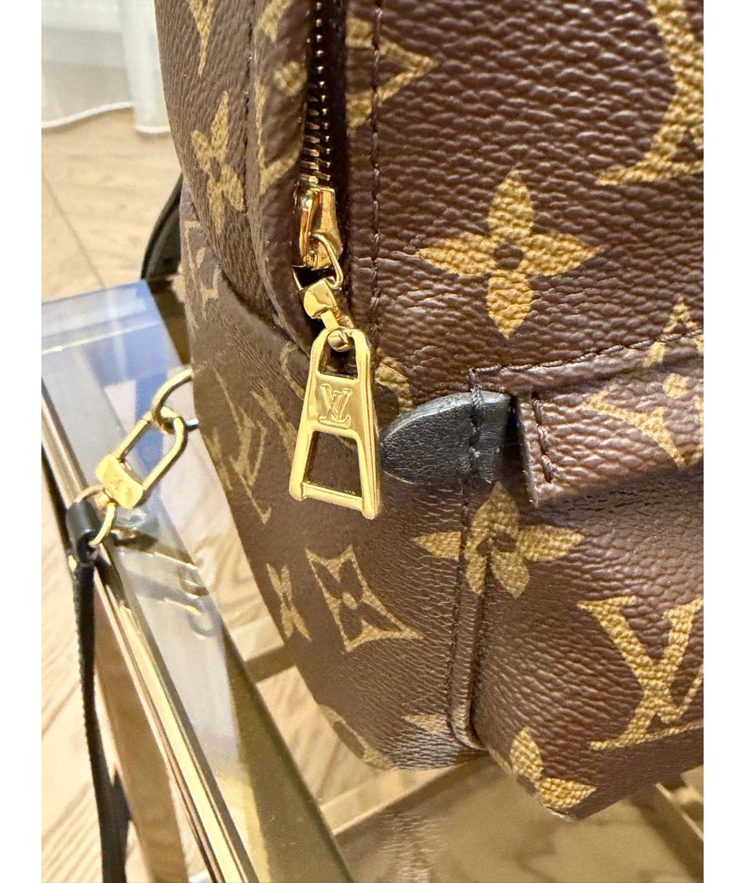 LOUIS VUITTON Коричневый рюкзак, фото 6