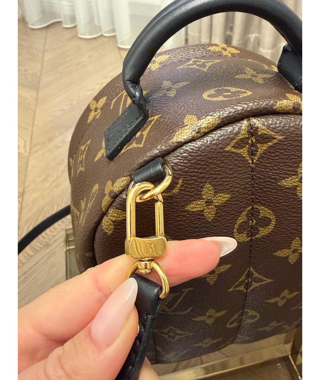 LOUIS VUITTON Коричневый рюкзак, фото 7