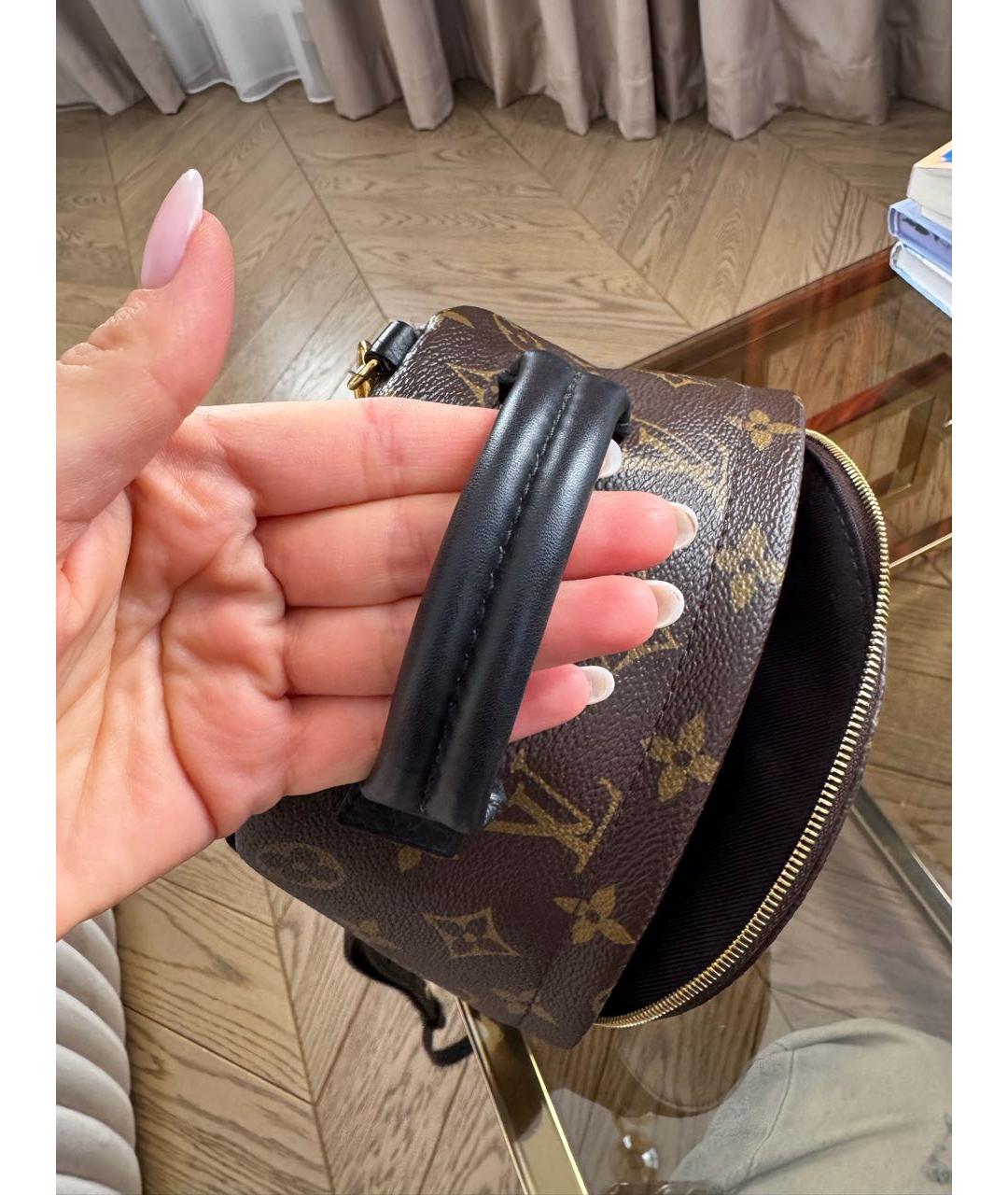 LOUIS VUITTON Коричневый рюкзак, фото 8