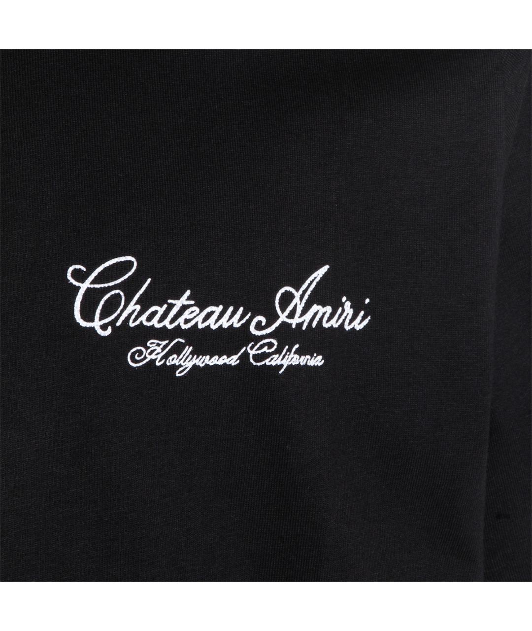 AMIRI Черная хлопковая футболка, фото 3