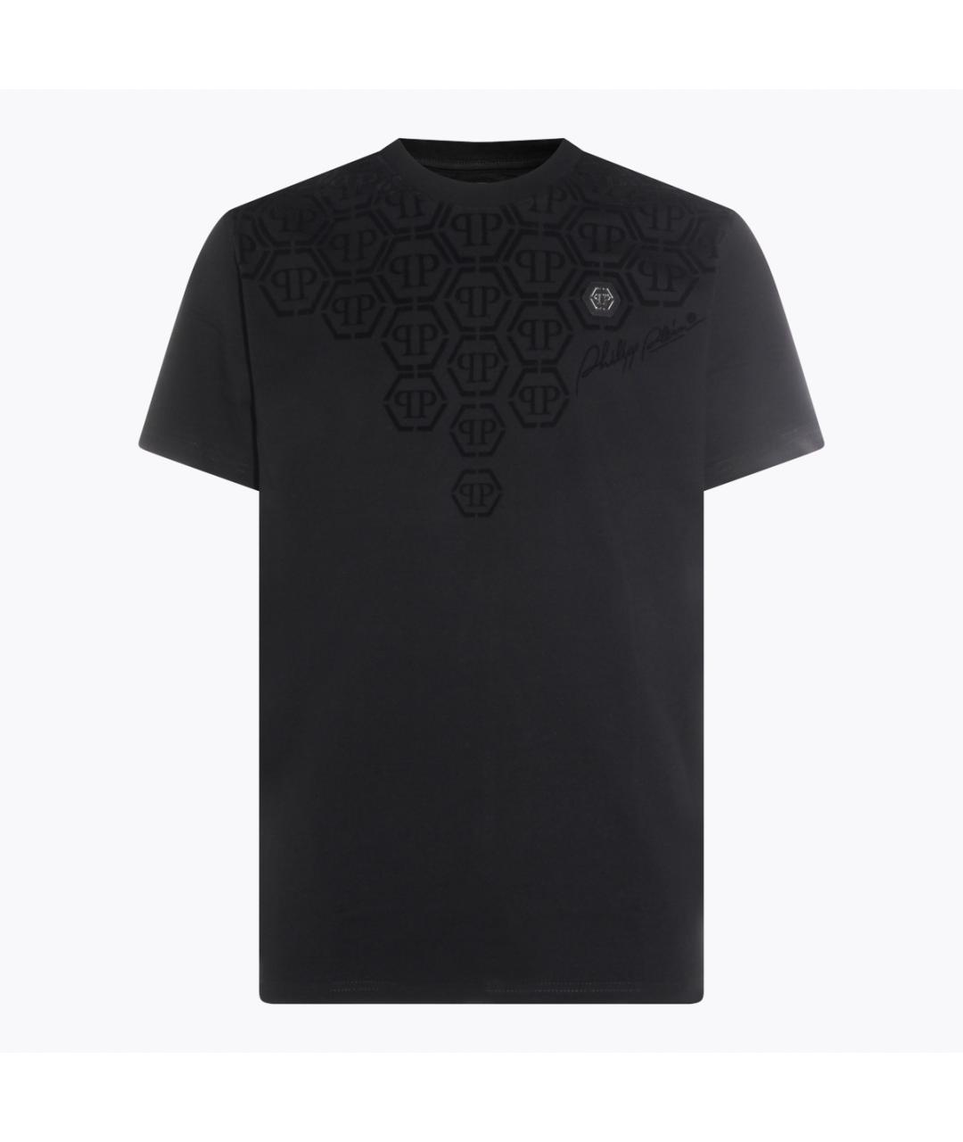 PHILIPP PLEIN Черная хлопковая футболка, фото 4