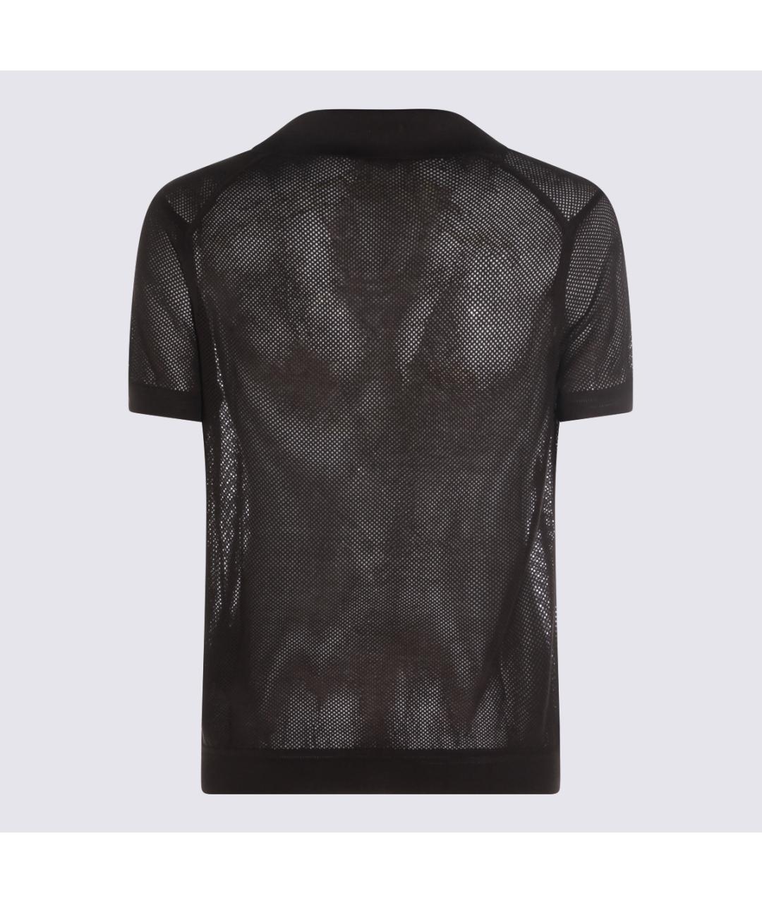 TOM FORD Коричневая хлопковая футболка, фото 2