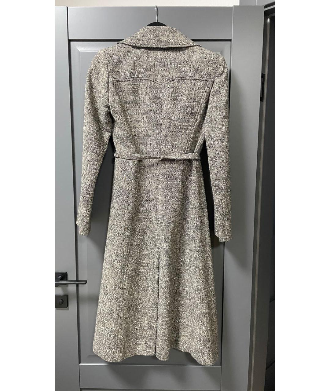 VALENTINO Коричневое шерстяное пальто, фото 2