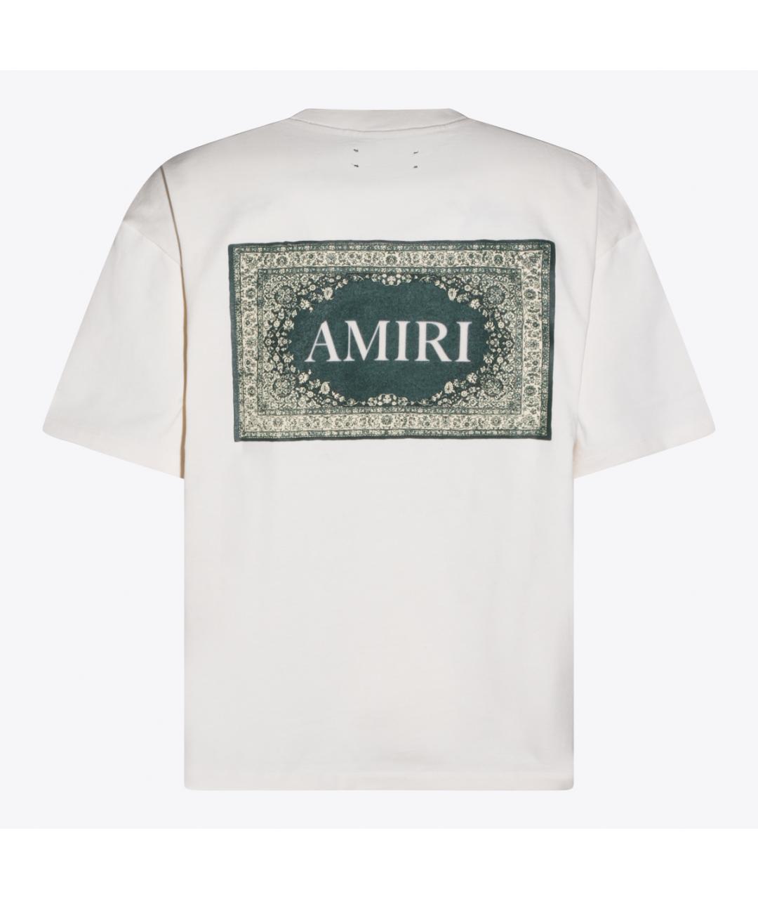 AMIRI Белая хлопковая футболка, фото 2