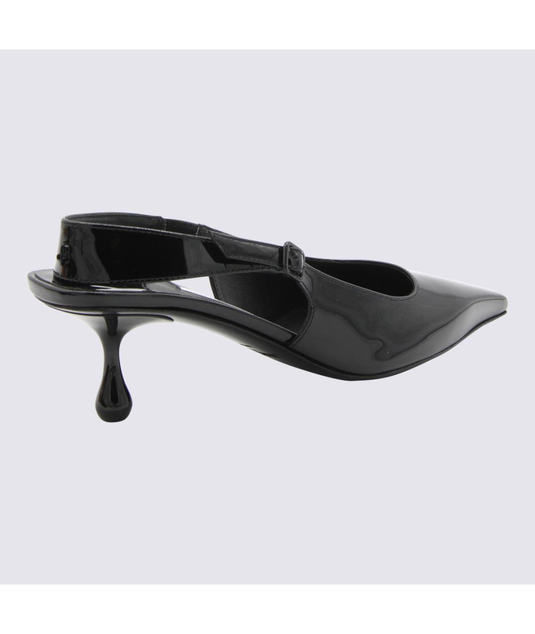 JIMMY CHOO Черные кожаные туфли, фото 2