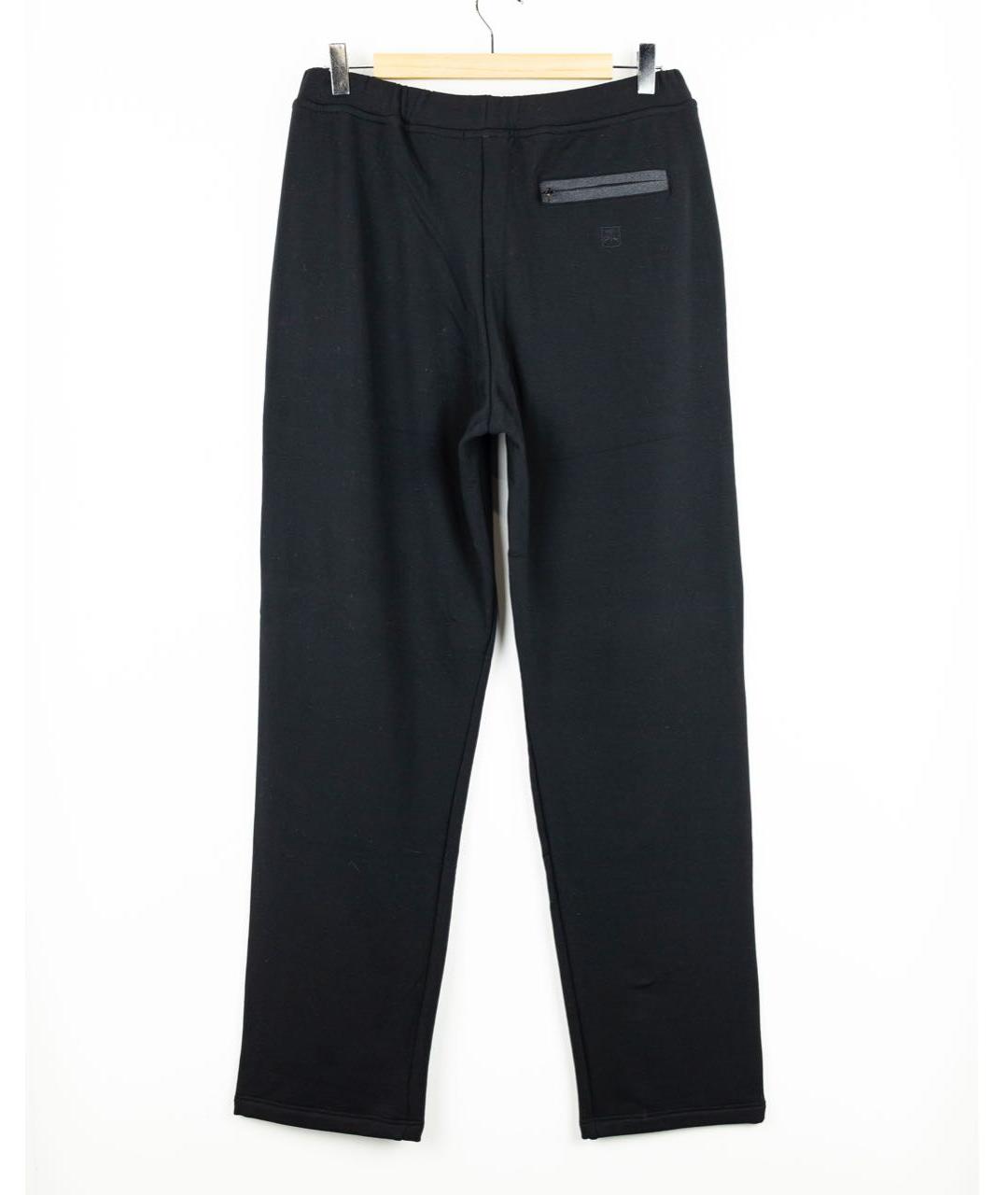 CORNELIANI Черные вискозные повседневные брюки, фото 2