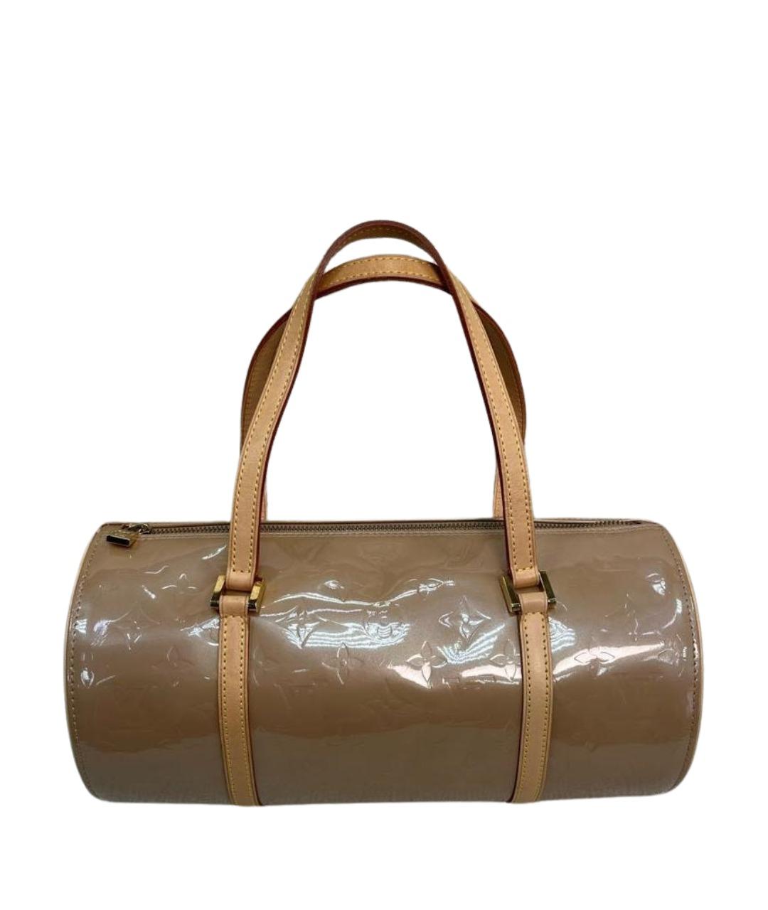 LOUIS VUITTON Бежевая сумка через плечо из лакированной кожи, фото 1