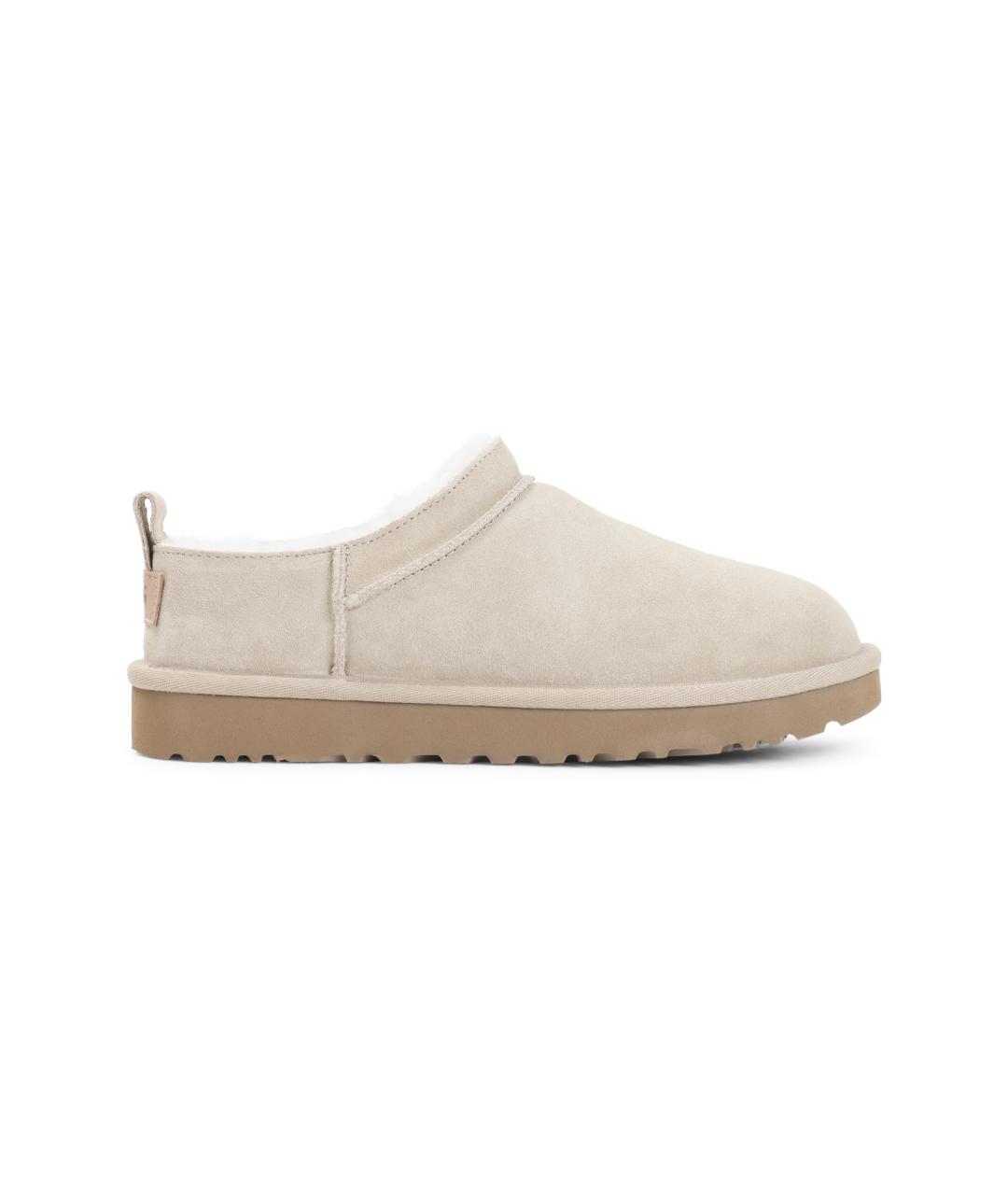 UGG AUSTRALIA Бежевые замшевые сабо, фото 1