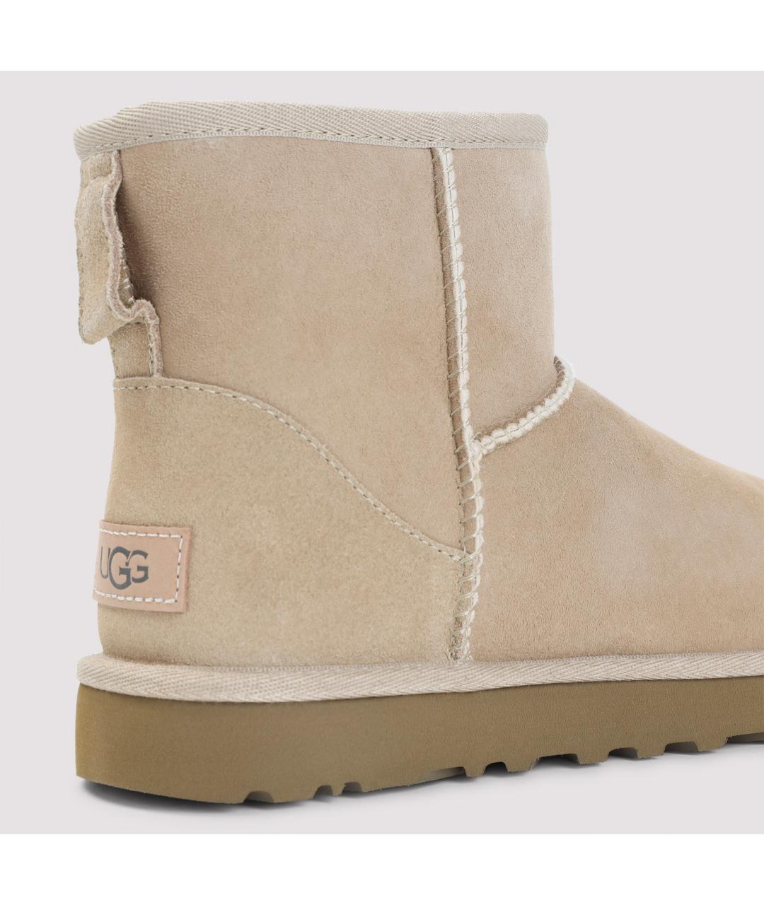 UGG AUSTRALIA Бежевые замшевые полусапоги, фото 6