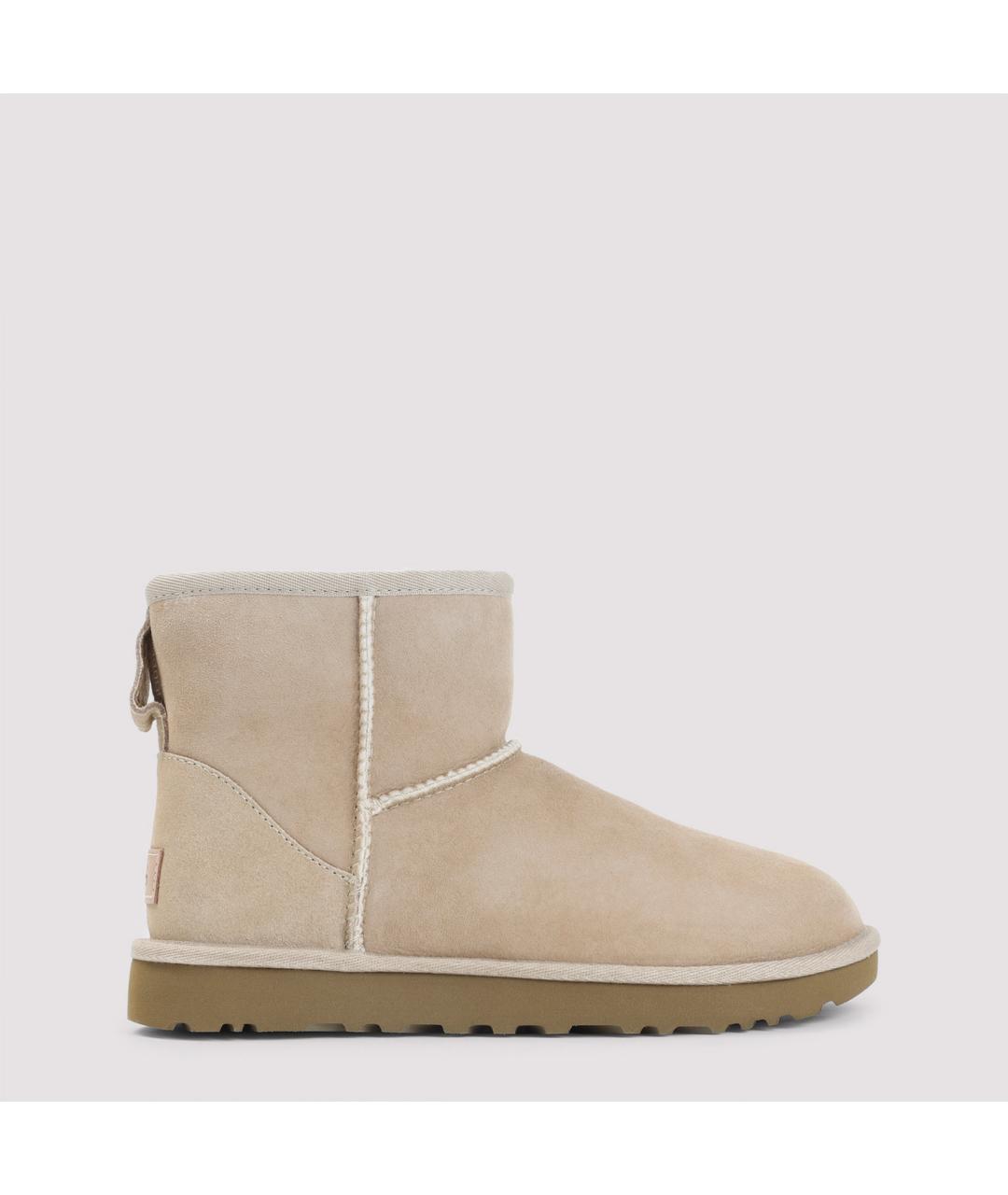 UGG AUSTRALIA Бежевые замшевые полусапоги, фото 2